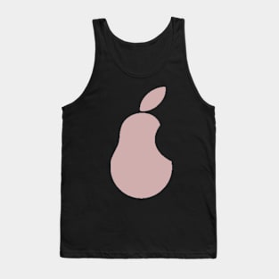 Iconic Pear Brand Soft Pink Tank Top